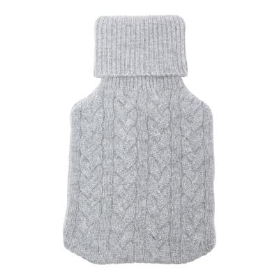 Grey Cashmere Hot Water Bottle Cover